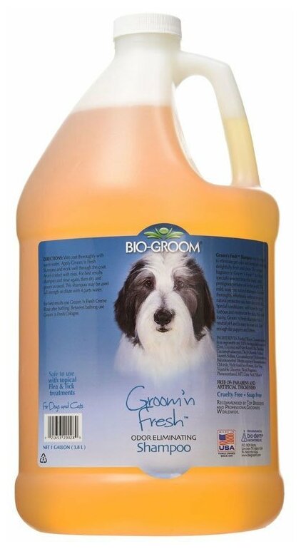 Bio-Groom Шампунь дезодорирующий Bio-Groom Groom'n Fresh, 3.8л