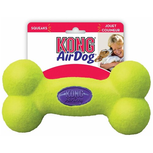 KONG игрушка для собак Air Косточка средняя, 15 см ASB2 игрушка для собак kong safestix апортировка pf2 светло зеленый