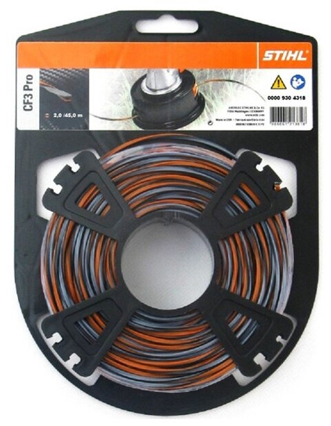 Струна триммерная Stihl Carbon 2.0 мм х 45 м 00009304318 - фотография № 1