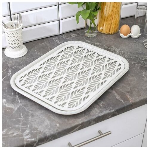 Поднос с вкладышем-сушилкой Колос 45536023мм 4652022 654₽