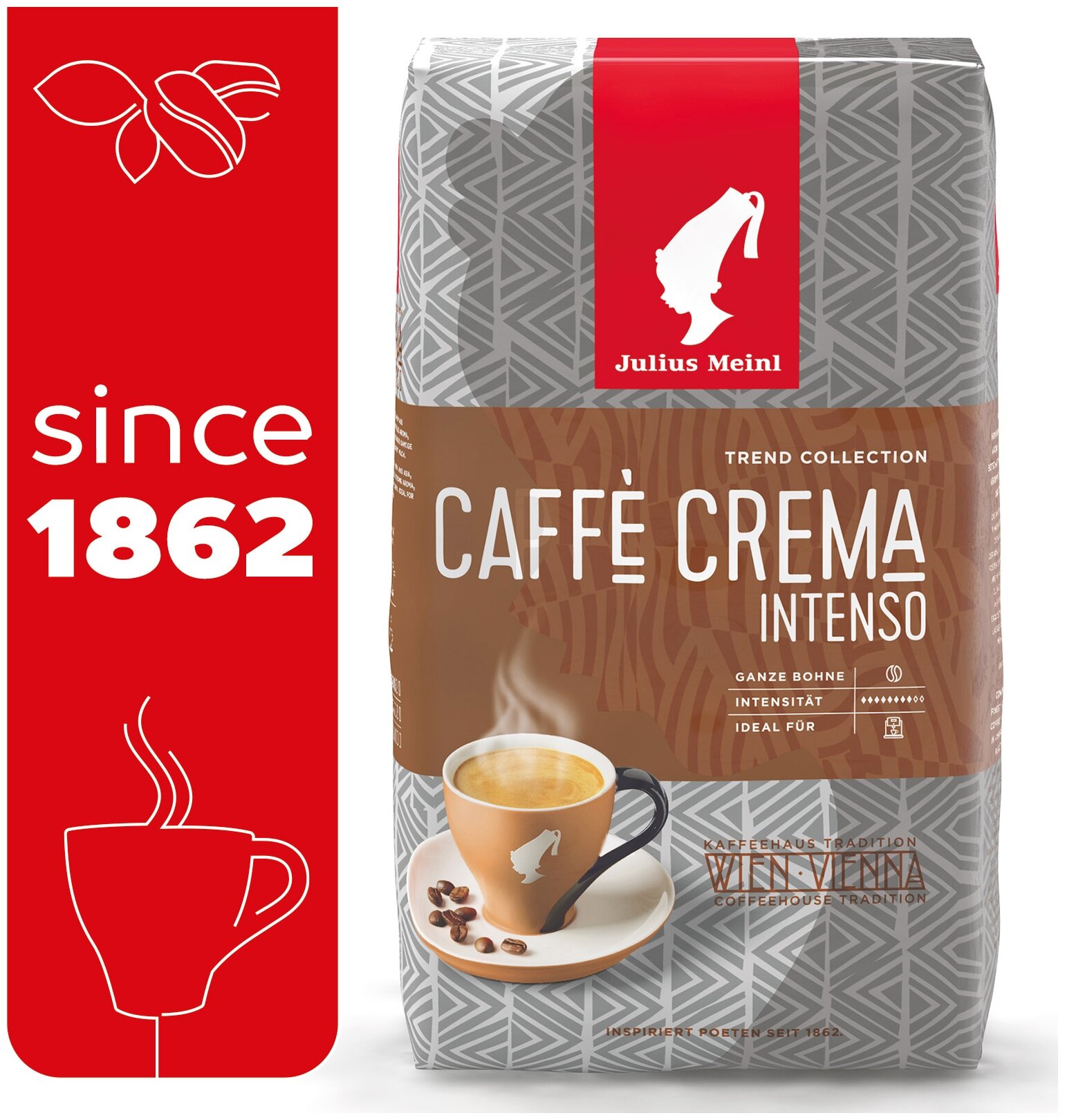 Кофе в зернах Julius Meinl Caffe Crema Intenso 1кг - фото №12