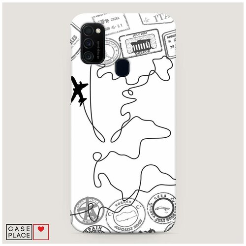 фото Чехол пластиковый samsung galaxy m21 путешествие без границ case place