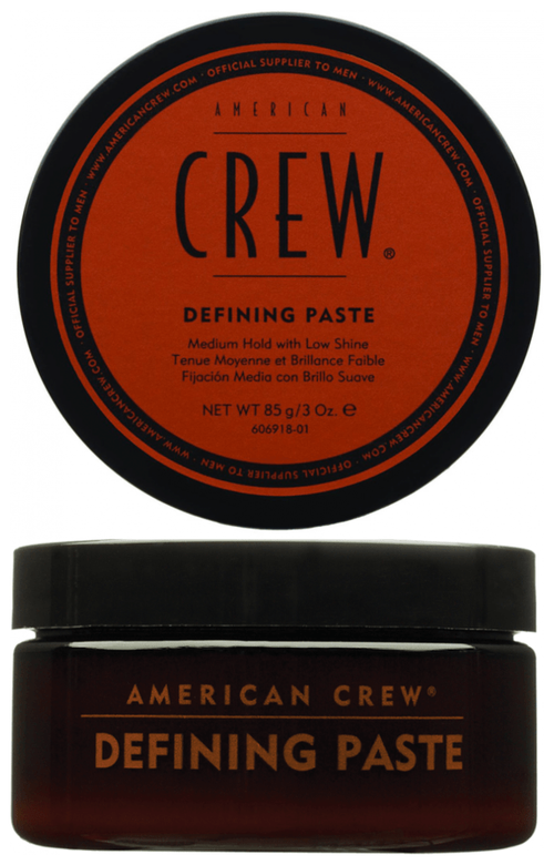 AMERICAN CREW, Паста для укладки волос средней фиксацией и низким уровнем блеска, DEFINING PASTE, 85 мл