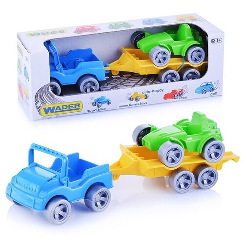 Набор машинок Тигрес Kid cars Sport 3 элемента (Джип и багги) (39544)