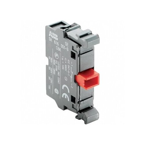 Контактный блок MCB-01 фронтального монтажа 1НЗ. 1SFA611610R1010 ABB (6шт) abb mcb 10b контактный блок 1но для кнопочного поста 1шт