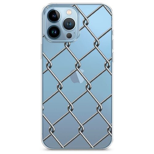 фото Силиконовый чехол "сетка" на apple iphone 13 pro max / айфон 13 про макс case place