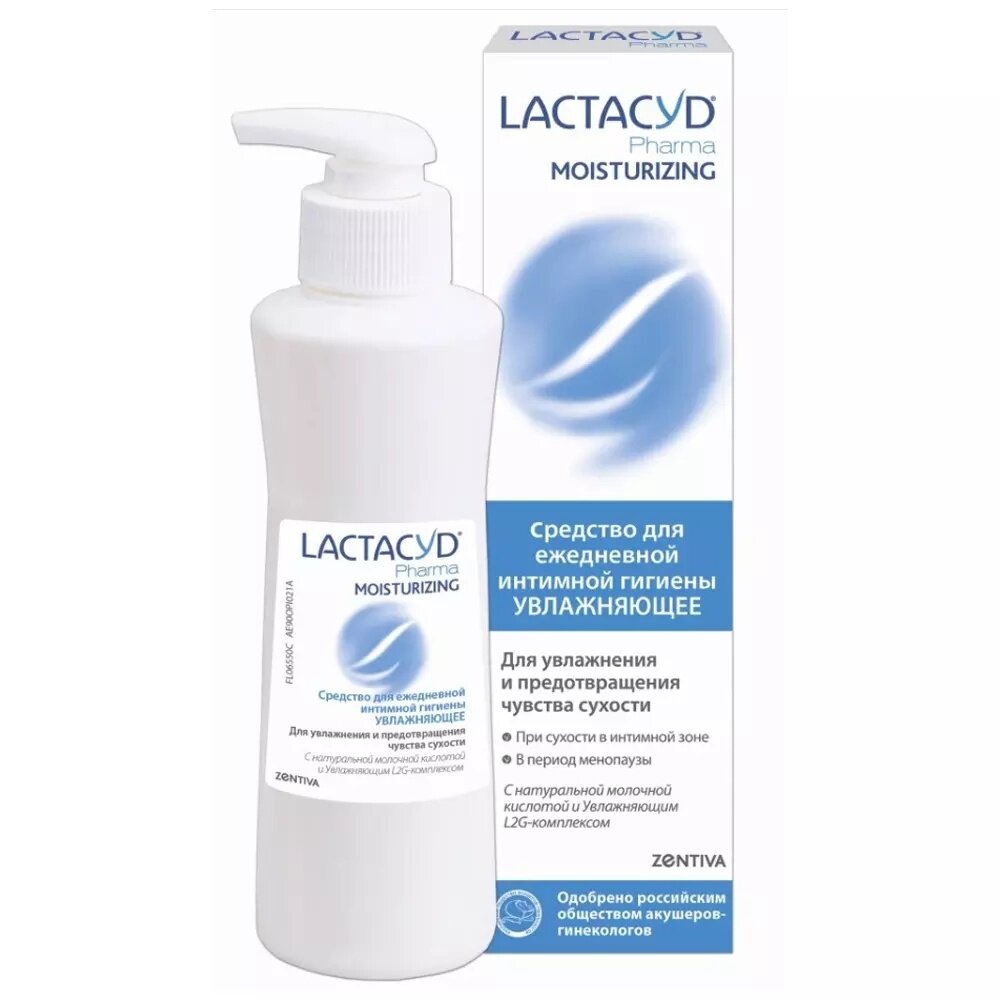 Гель для интимной гигиены LACTACYD Увлажняющий