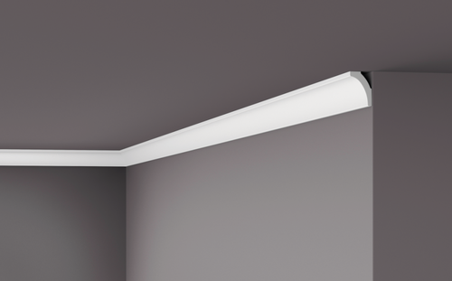 Изображение товара Карниз NMC 20х30 мм плинтус потолочный под покраску полиуретановый лепнина WT8 Belgium 1 метр