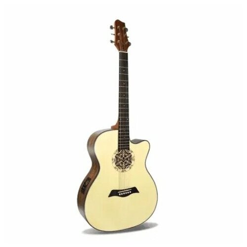 Электроакустическая гитара Smiger LG-07-EQ ovation 1627vl 4gc glen campbell signature natural электроакустическая гитара корея ov551420