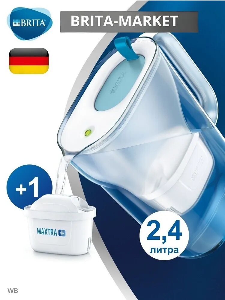 Фильтр-кувшин для воды BRITA Style 2,4л Брита - фотография № 1