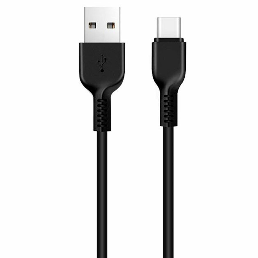 Кабель Hoco X20 Flash USB - USB Type-C, 3 м, 1 шт, черный