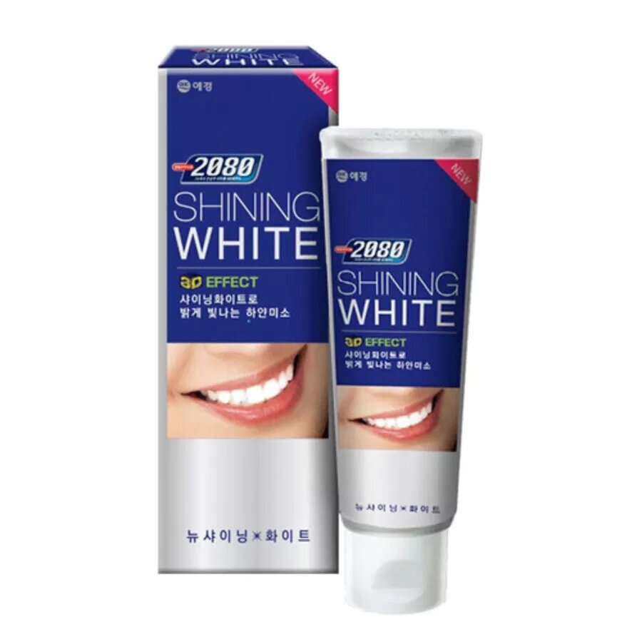 KeraSys Паста зубная отбеливающая сияющая белизна - Dental clinic 2080 shining white, 100г