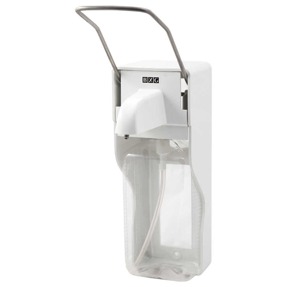 фото Дозатор для жидкого мыла BXG-ESD-2000, наливной, с локтевым приводом, пластик, 1 л
