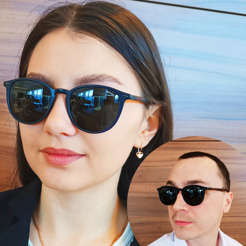 Солнцезащитные очки Jaguar Jaguar Heritage Sunglasses, Blue, синий солнцезащитные очки женские maxmara overlap blk blue 200540d5148ku