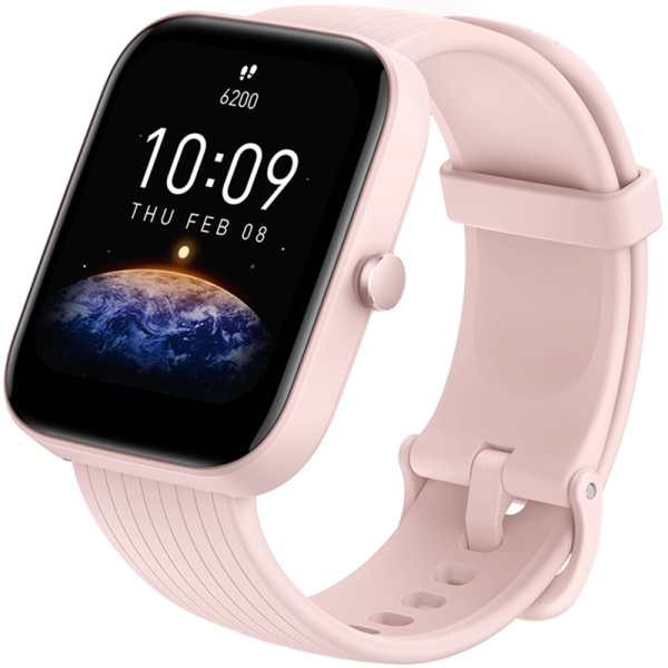 Amazfit Умные часы Amazfit Bip 3 Pro, розовые