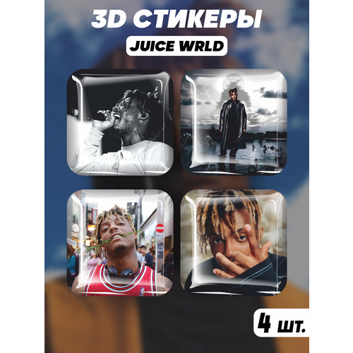 Наклейки на телефон 3D стикеры репер JUICE WRLD