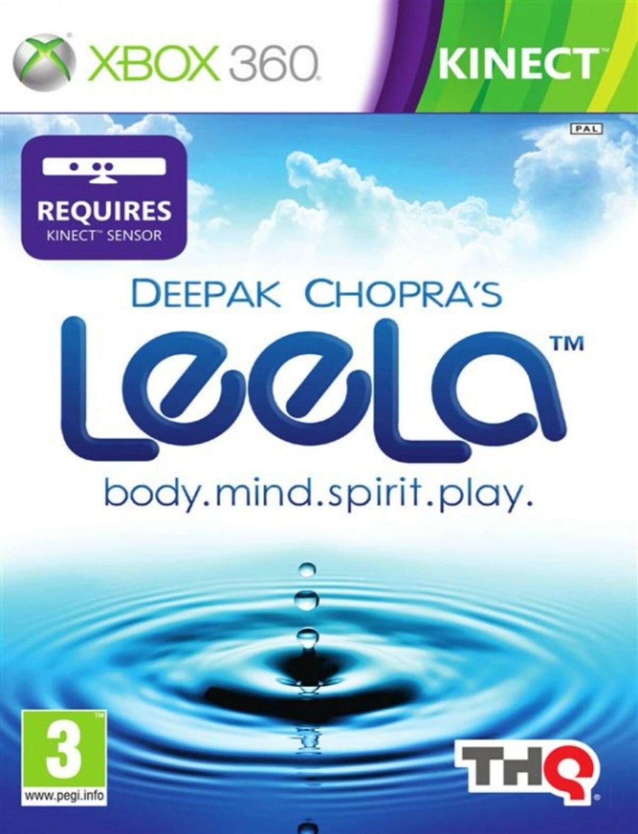 Deepak Chopras Leela Видеоигра на диске Xbox 360 KINECT