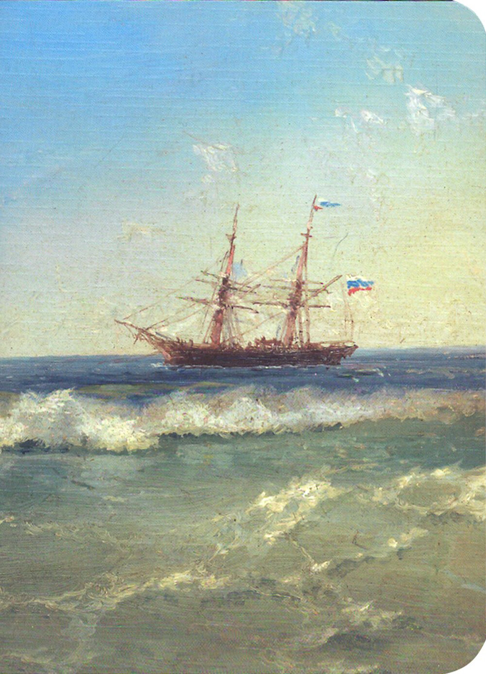 Блокнот 32 листа, 10,5*14 см, нелинованный "Ayvazovsky" (N1622) Доминанта - фото №2