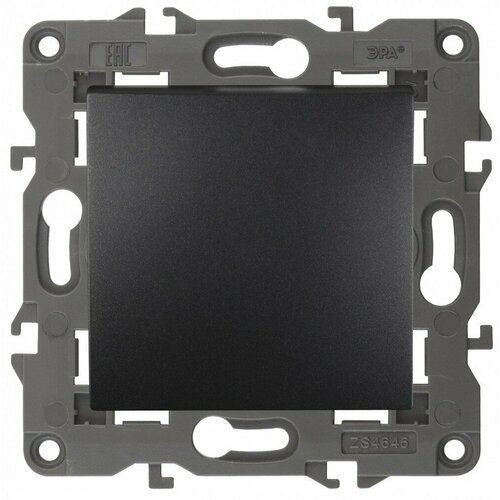 ЭРА 14-1108-05 Elegance антрацит переключатель промежуточный 1-клавишный Б0034261 100 шт 77400₽