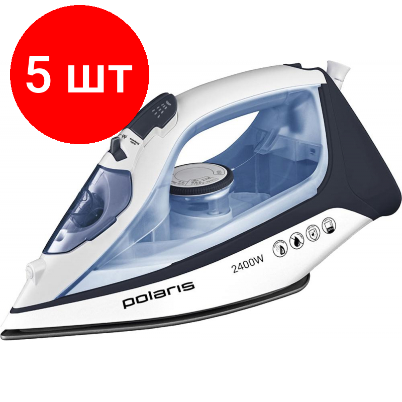 Комплект 5 штук, Утюг Polaris PIR 2483K 3m