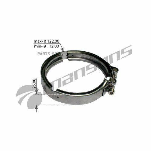 MANSONS 100666 Хомут гушитея 7460₽
