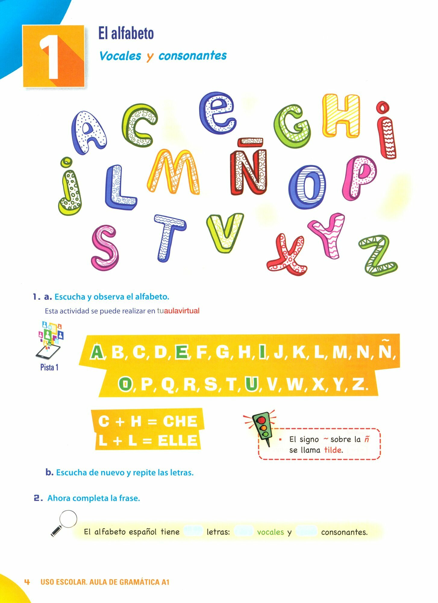 Uso escolar A1. Aula de gramática - фото №4