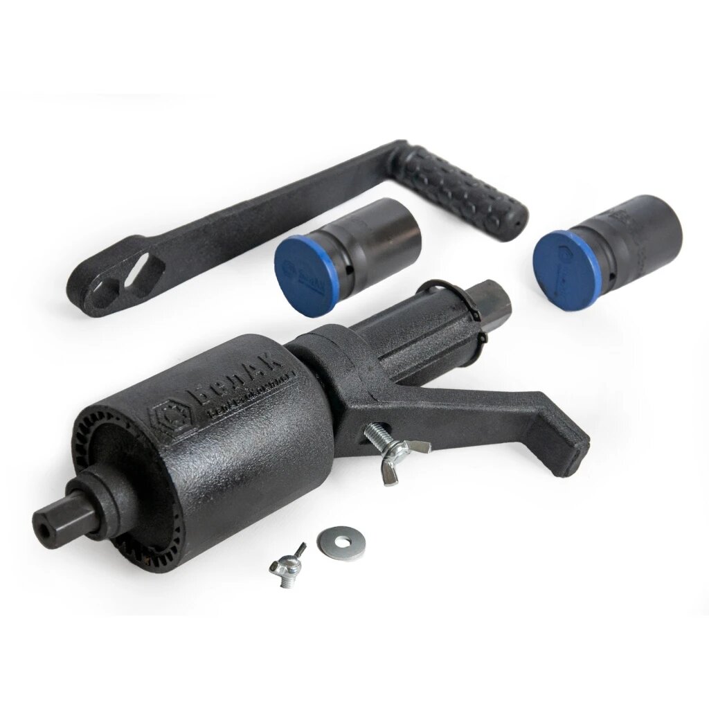 фото Гайковерт механический 1" "БелАК" (мясорубка, с головками 32, 33 мм, 2х-скоростной)