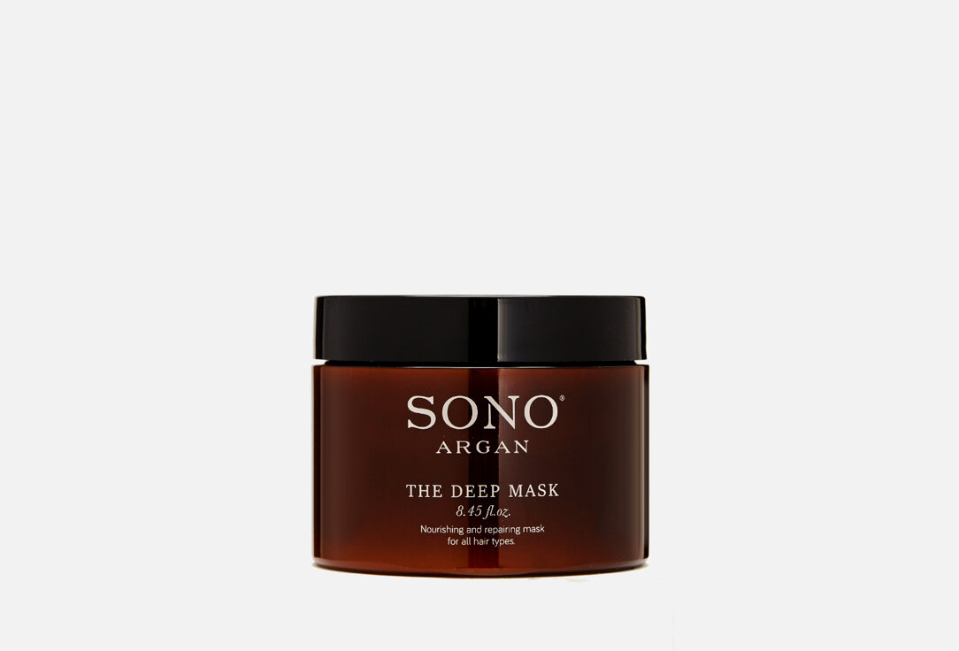 Маска для волос с аргановым маслом SONO, ARGAN DEEP MASK 250мл