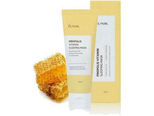 Витаминная ночная маска iUNIK Propolis Vitamin Sleeping Mask