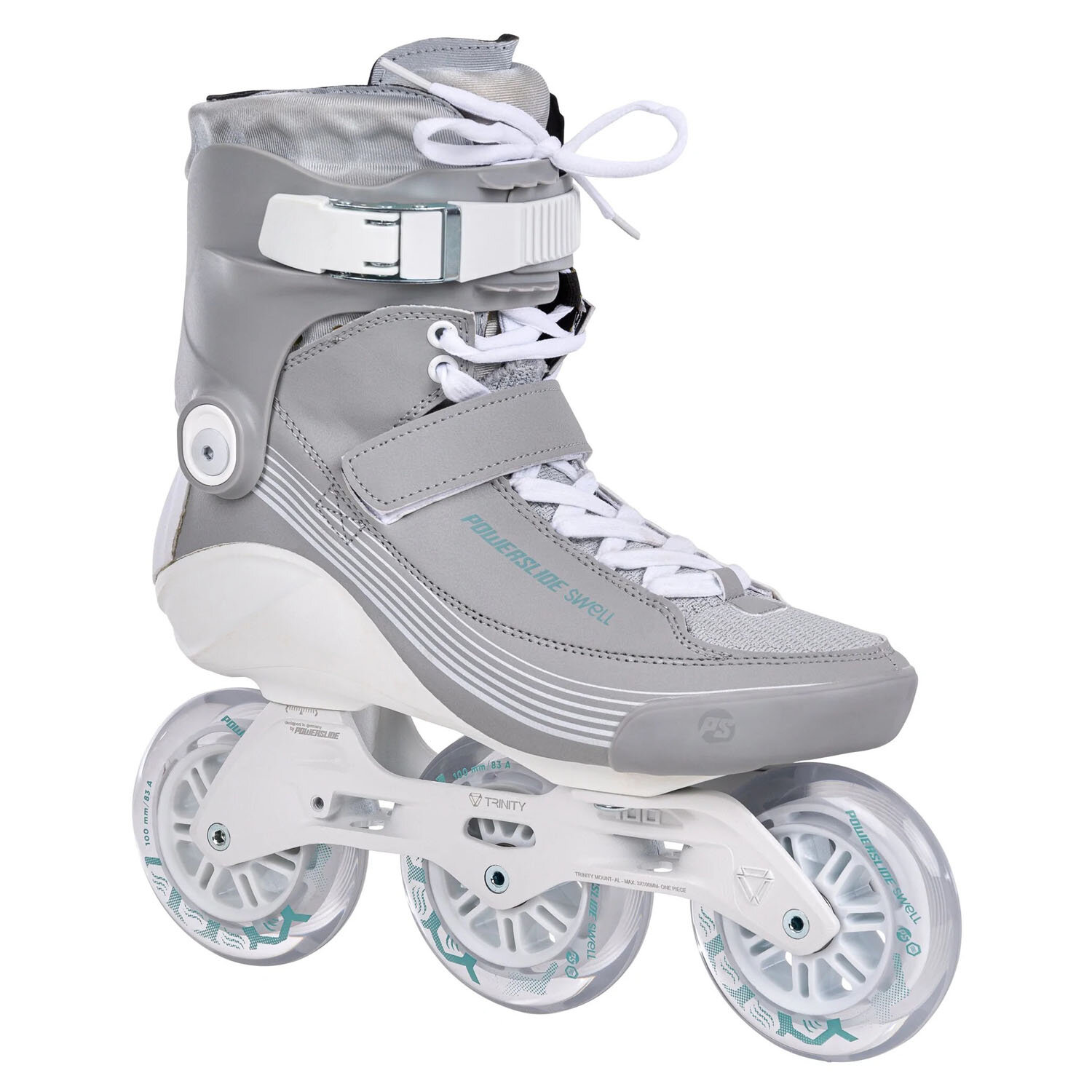 Картинки Роликовые коньки Powerslide Swell Glacier Lake 100 - 3D Adapt Grey (EUR:38)