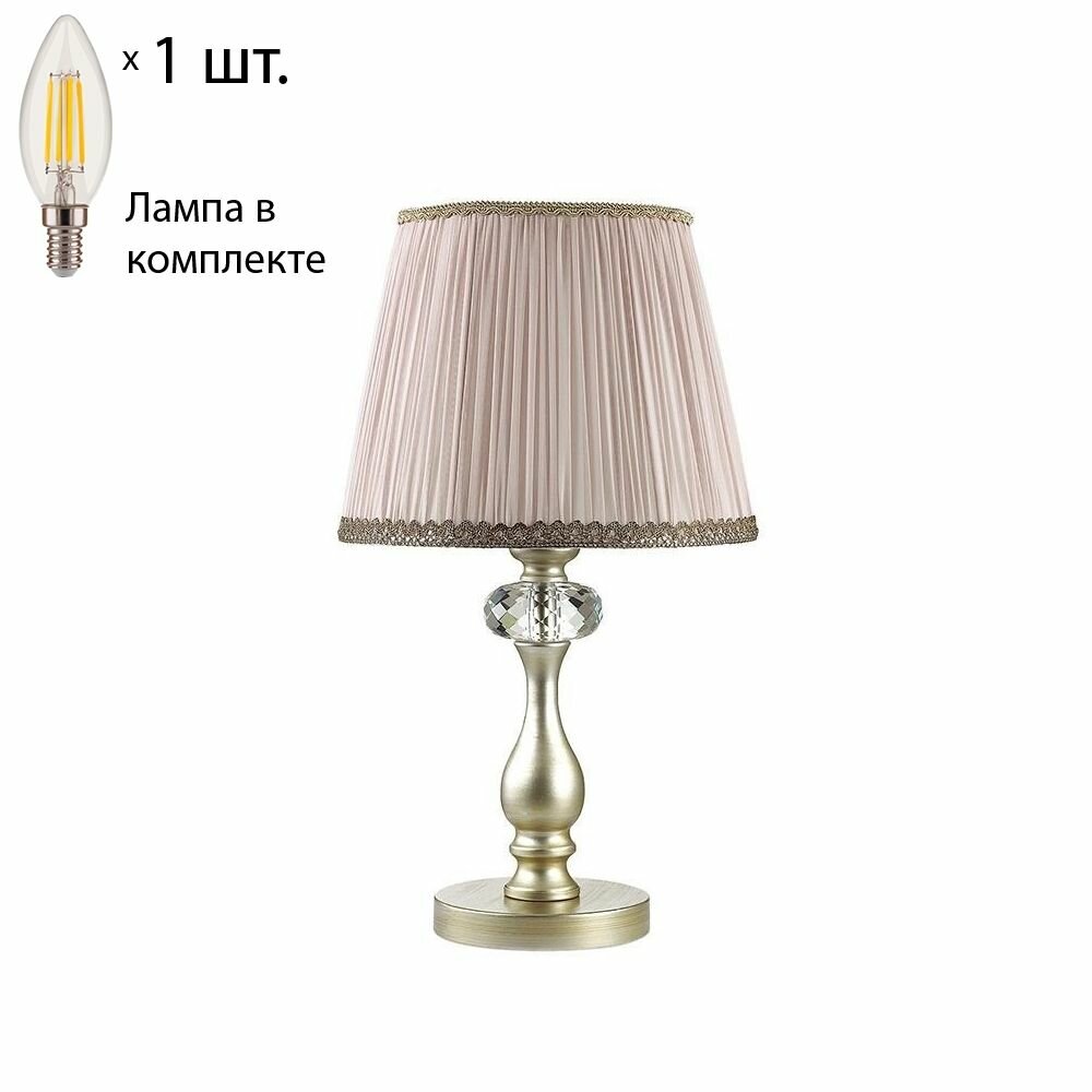 Настольная лампа с лампочкой Odeon Light Aurelia 3390/1TLamps E14 Свеча