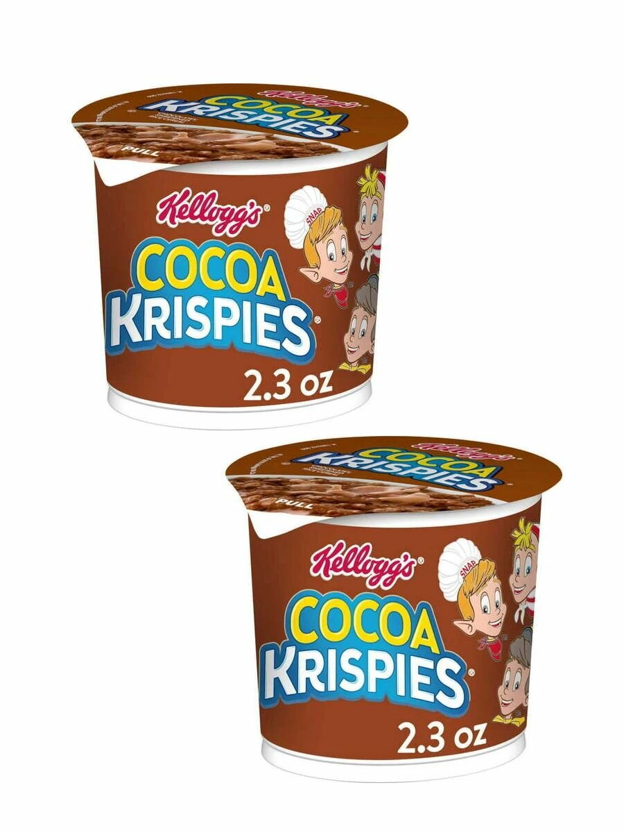 Готовый завтрак Kellogg's Cocoa krispies стакан, 65 гр х 2 шт