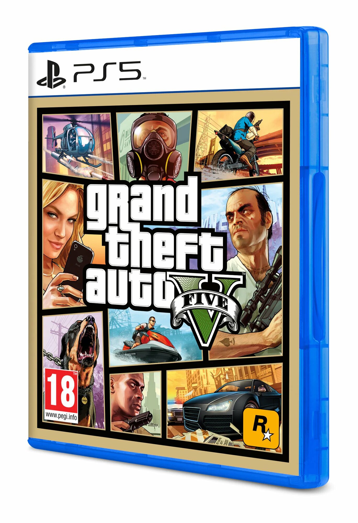 Игра Grand Theft Auto V для PlayStation 5 все страны (GTA V PS5 Диск Русские субтитры)