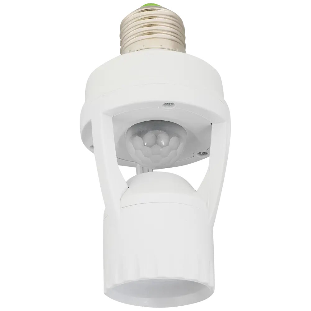 Датчик движения патрон Е27 60 Вт цвет белый IP20