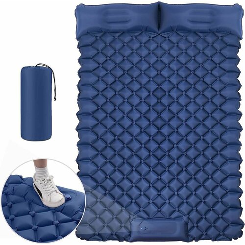 Матрас надувной 120х200 см синий 4099₽