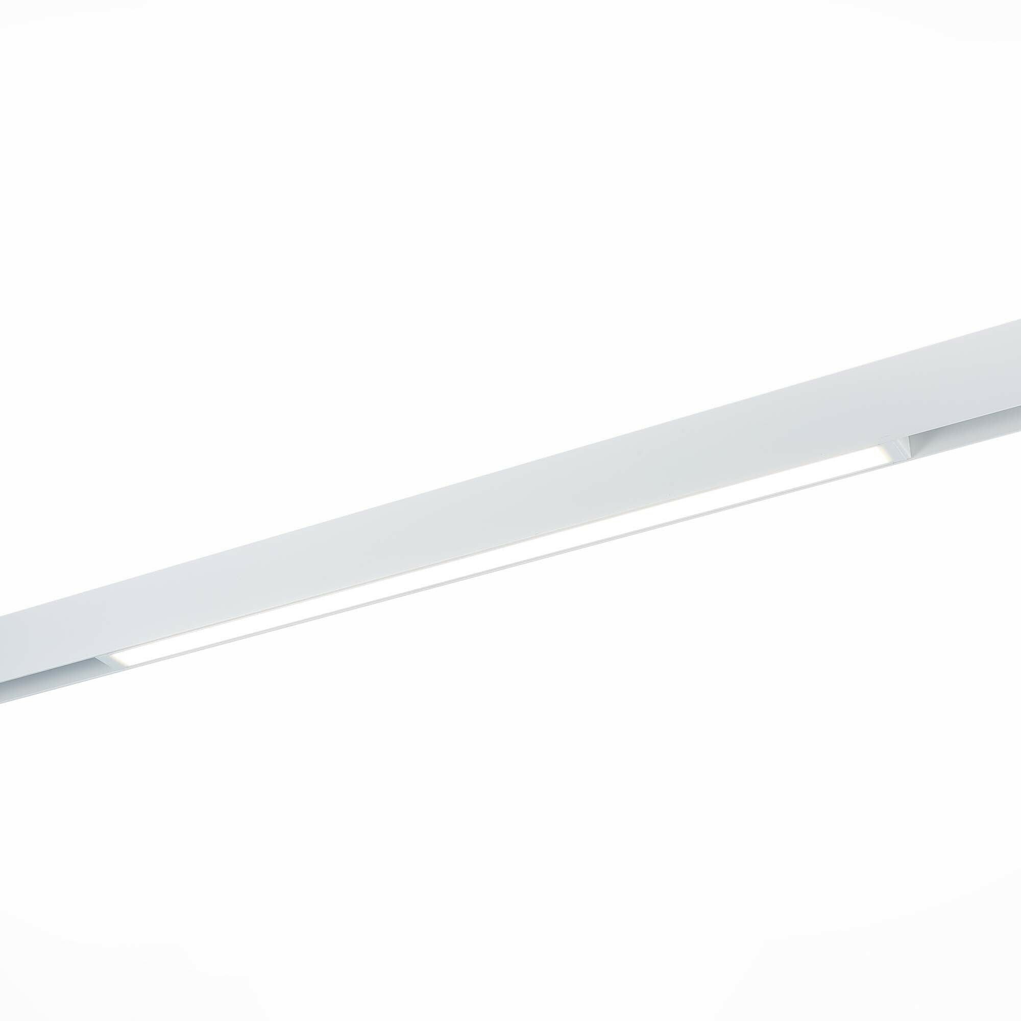Трековый светильник SMART светодиодный ST LUCE цвет белый коллекция SKYLINE 220 в стиле High-tech цоколь LED ламп 1х27W, ST657.596.27