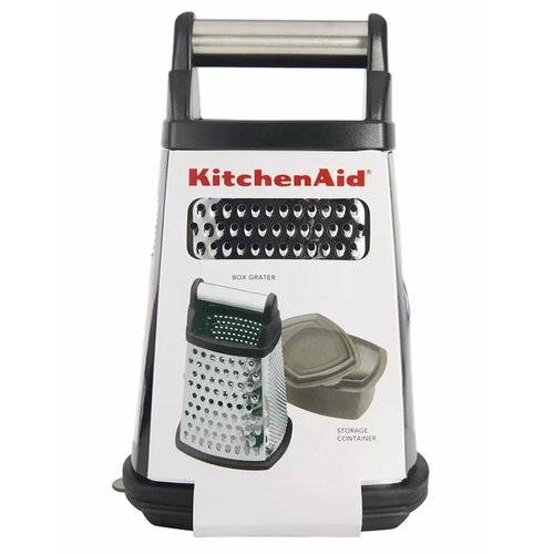 фото "kitchenaid 4-сторонняя тёрка" - терка для овощей и сыра с 4 гранями и съемным контейнером