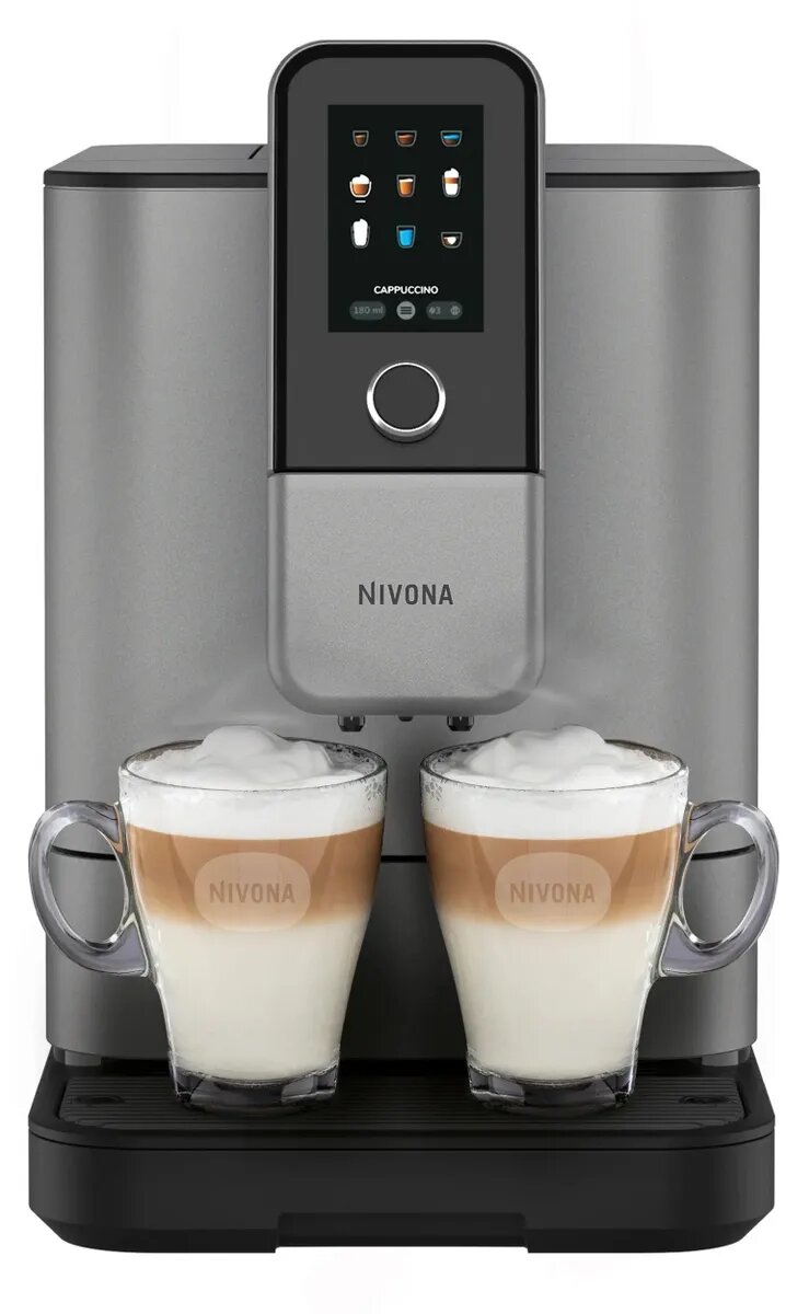 Кофемашина Nivona CafeRomatica Nivo 8103, темно-серый/черный