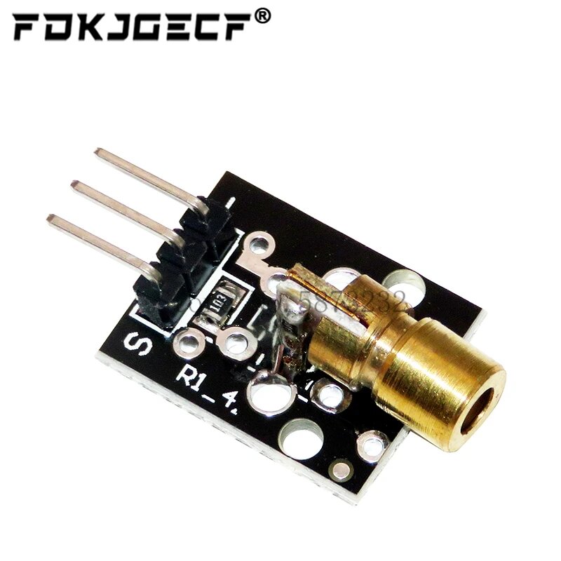 KY-008 3pin 650nm красный лазерный передатчик точка лазерного диода Медь головка лазерный модуль для arduino DIY Kit