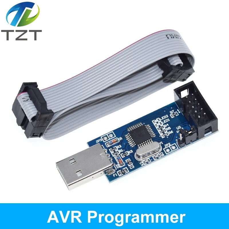 AVR Программатор USB ATMEGA8 TZT teng, AVR Programmer