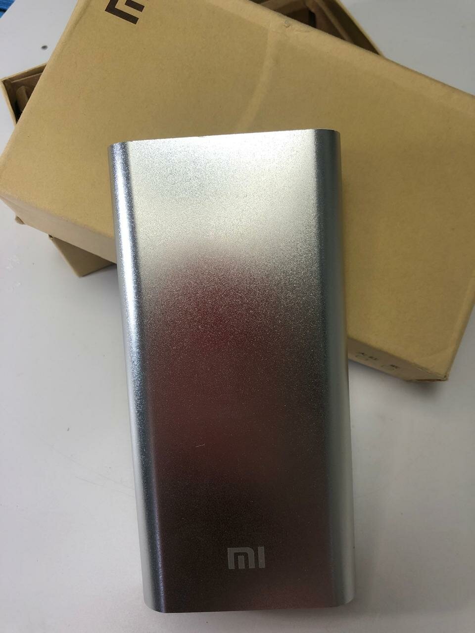 Сменная батарея для внешнего аккумулятора Power bank 20800mah (серебристый, черный, золотистый), 20000 мАч, СЕРЕБРО