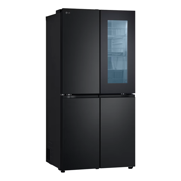 Холодильник LG GC-V22FFBMB - двухкамерный, 423 л, No Frost, DoorCooling+, инверторный компрессор, чёрный стеклянный