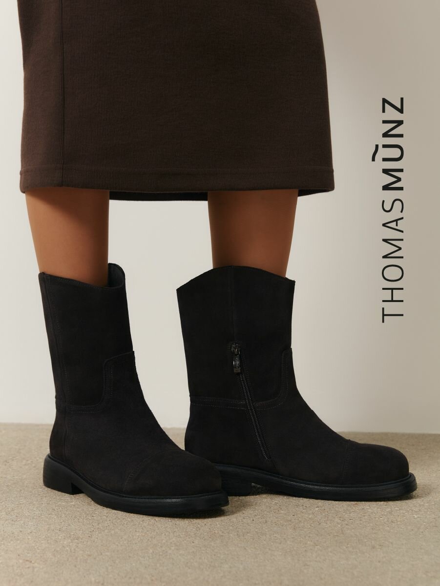 Полусапоги Thomas Munz полнота 4 (RU)/ на узкую и среднюю стопу размер 36 серый