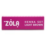 ZOLA Набор хны для бровей Henna Set - изображение
