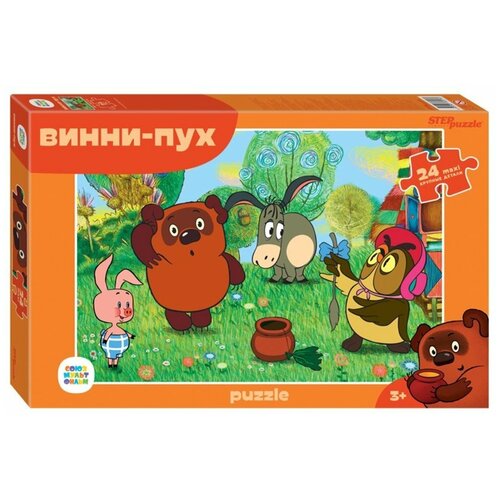 Макси-пазлы Step Puzzle Винни Пух, 24 элемента (70013) макси пазл винни пух 24 элемента