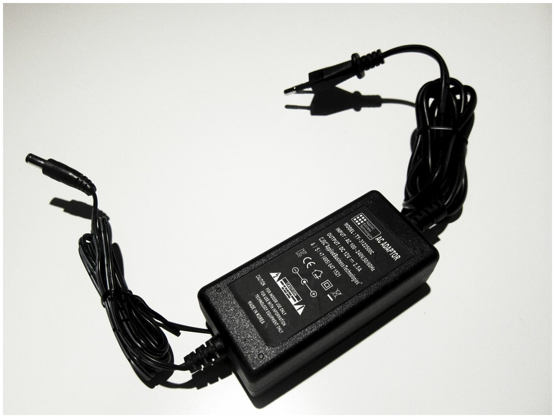 Блок питания AC ADAPTOR MODEL TY-3122500C INPUT AC100-240V5060Hz OUTPUT DC12V-25A 100000₽