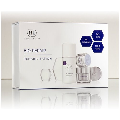 BIO REPAIR Holy Land BIO REPAIR KIT  Gel cleanser 125, day 50, night 50, набор