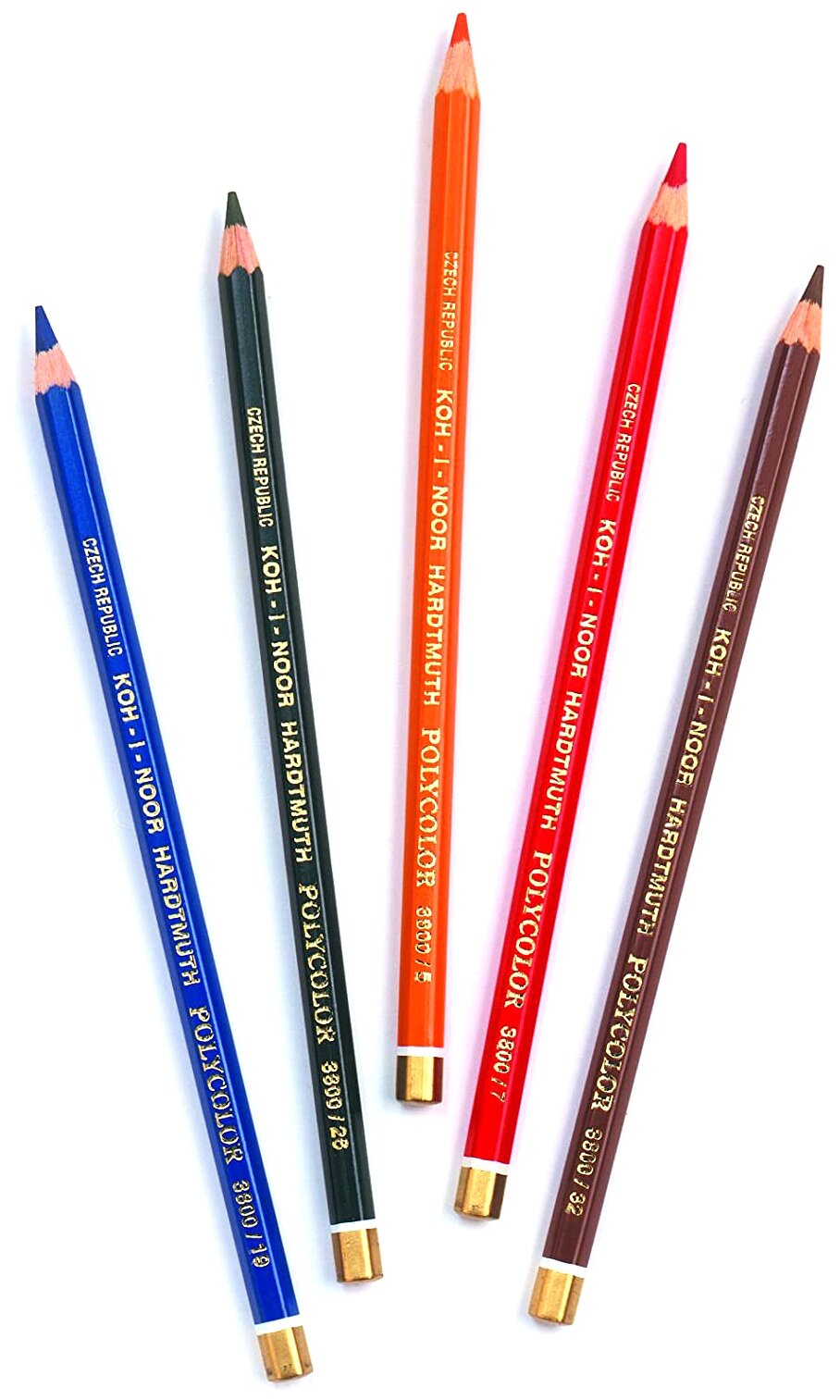 Упаковка карандашей цветных KOH-I-NOOR Polycolor 3824 , шестигранные, 24 цв., точилка/ластик/пенал - фото №2