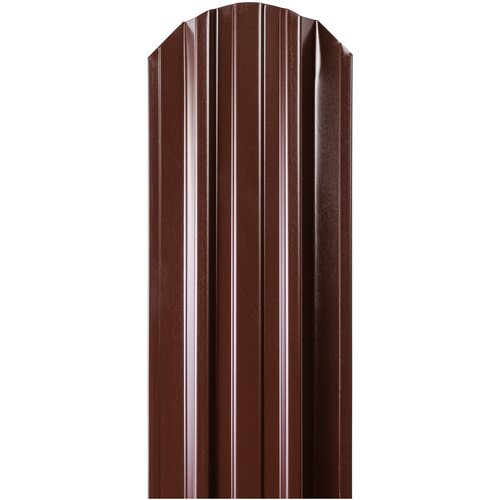 Штакетник для забора, Евротрапеция 2,0м двухсторонний с отбортовкой, 10 шт