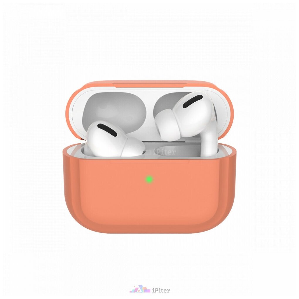 Силиконовый чехол для AirPods Pro, Персиковый